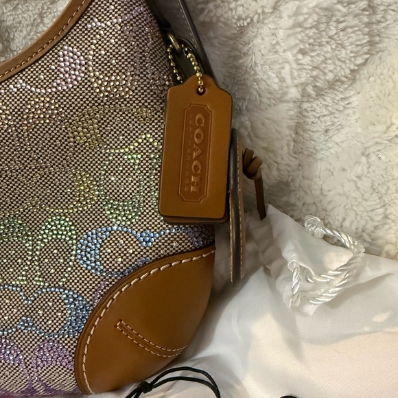 Coach Rainbow Candy Crystal Hamptons Hobo Bag - Picture 6 of 16